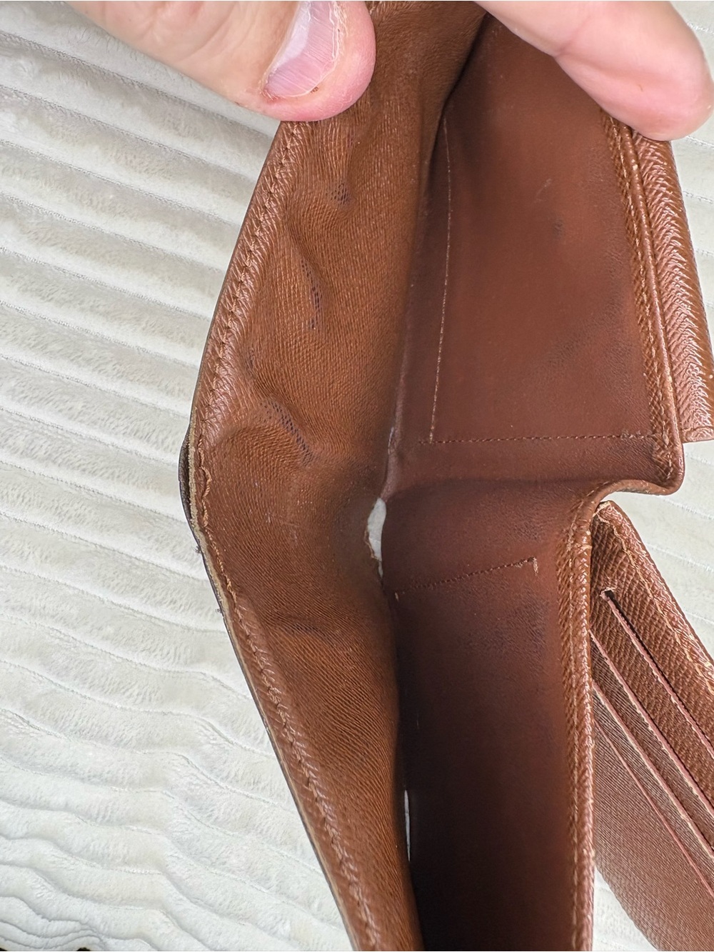 Authentic Louis Vuitton Monogram Bifold Wallet Brown Canvas Leather Coin Pocket - Picture 14 of 16